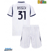 Inter Milan Yann Bisseck #31 Bortedraktsett Barn 2026-27 Kortermet (+ Korte bukser)